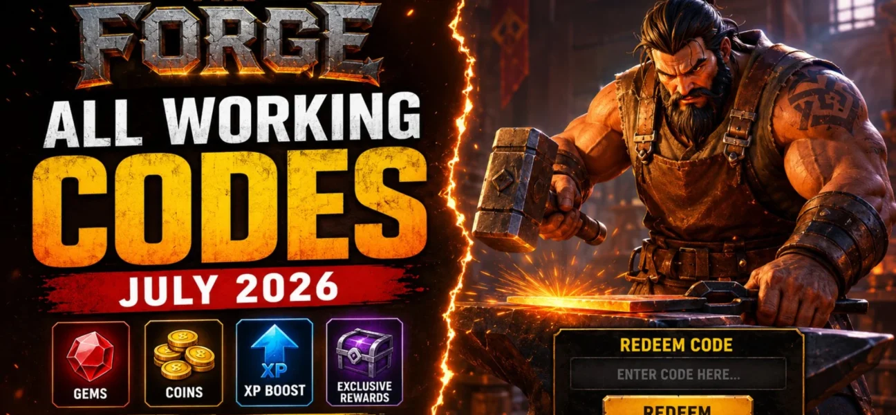 The Forge Codes (July 2026): All The Best Working Codes 