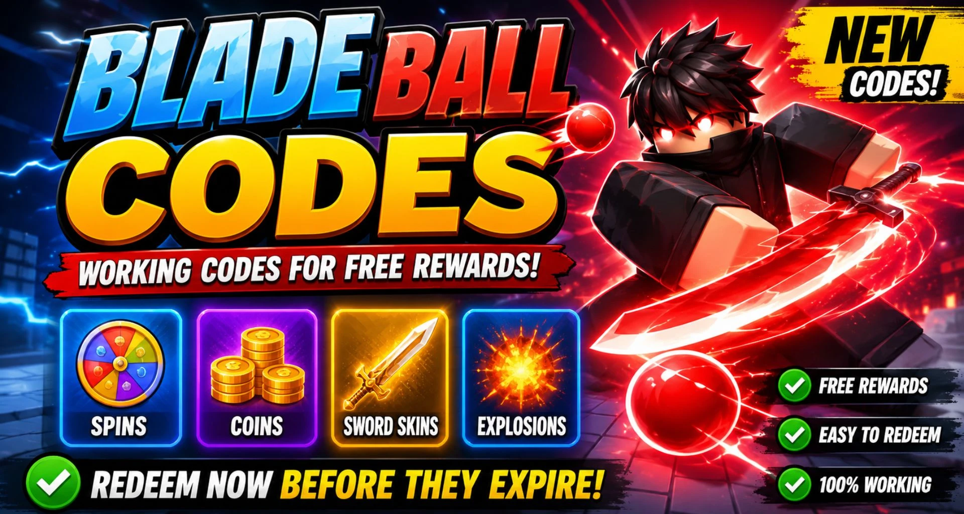 Blade Ball Codes (July 2026): All Best Working Codes