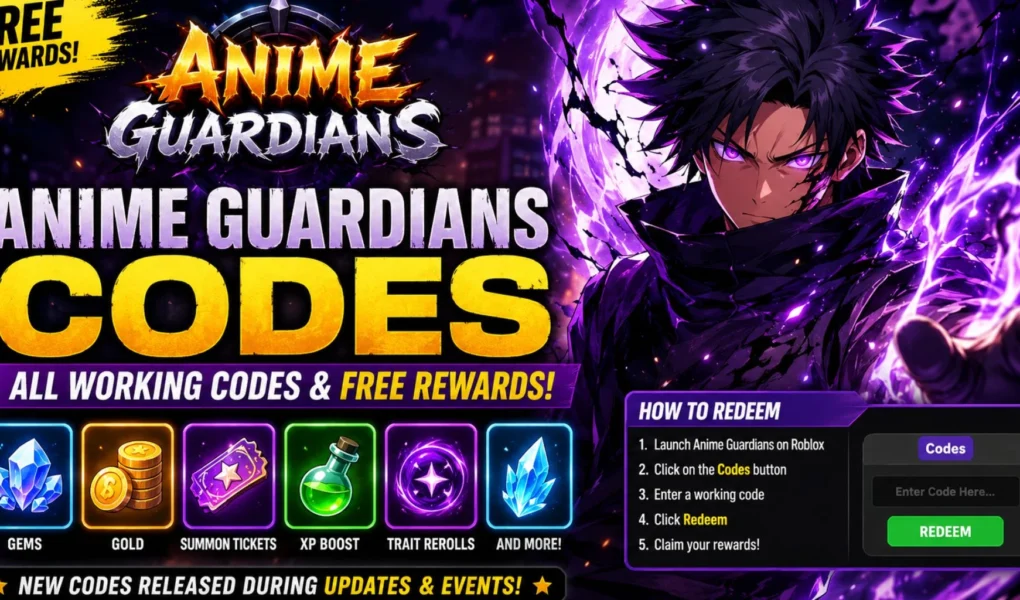 Anime Guardians Codes (July 2026): Free Gems and More