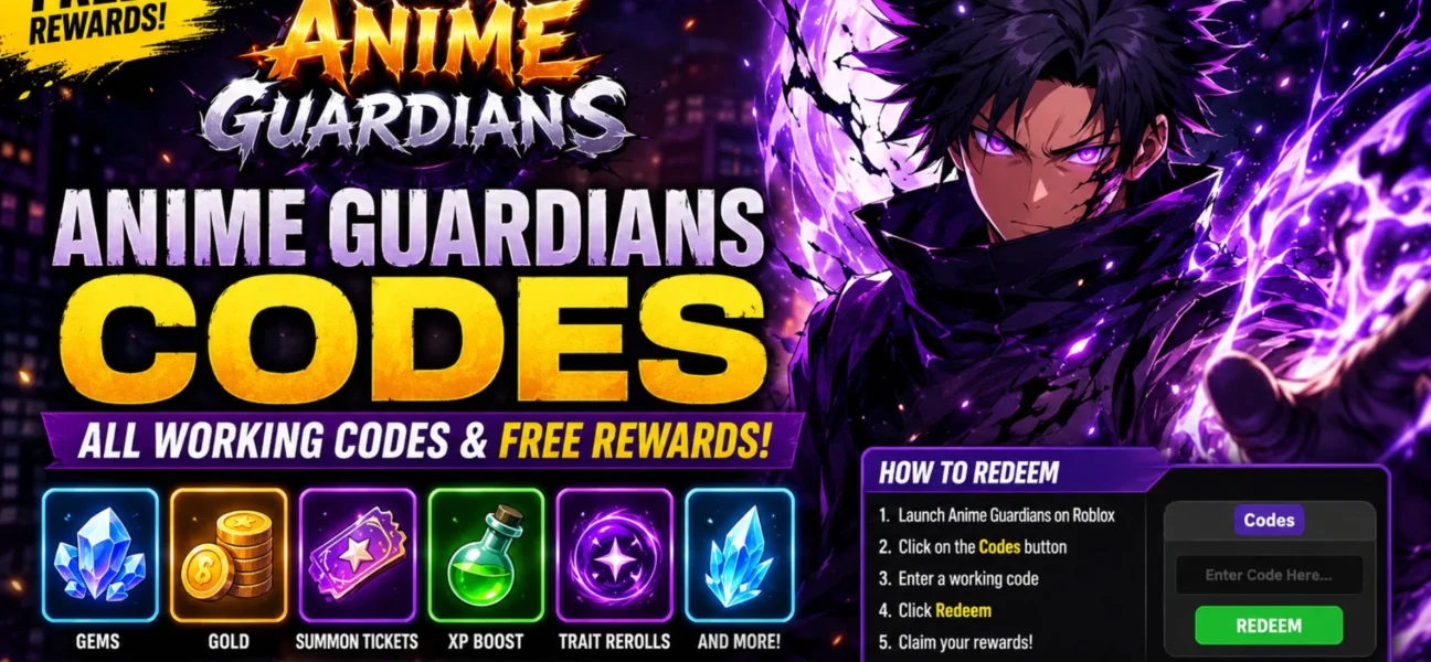 Anime Guardians Codes (July 2026): Free Gems and More