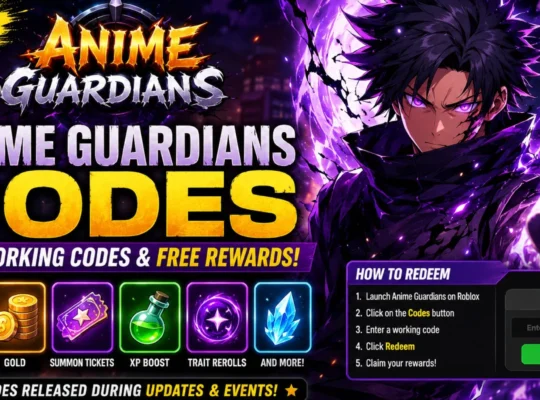 Anime Guardians Codes (July 2026): Free Gems and More
