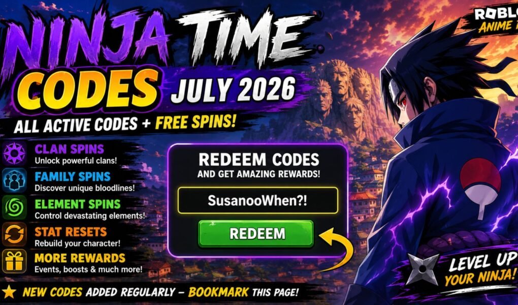 Ninja Time Codes (July 2026): Best Active Codes