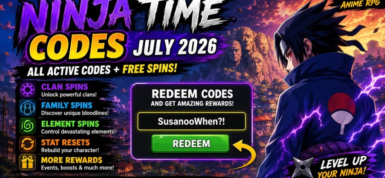 Ninja Time Codes (July 2026): Best Active Codes