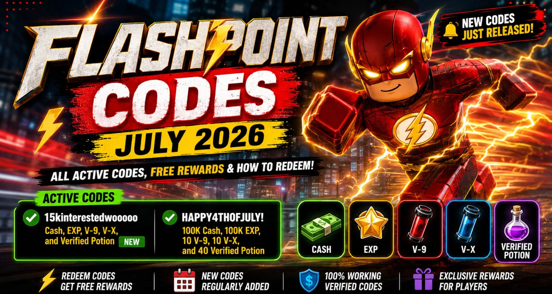 Flashpoint Codes (July 2026): Best Active Codes