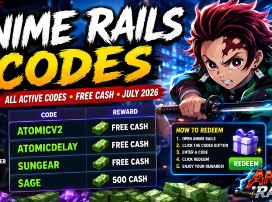 Anime Rails Codes (July 2026): Best Active Codes
