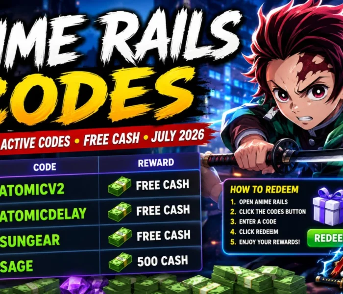 Anime Rails Codes (July 2026): Best Active Codes