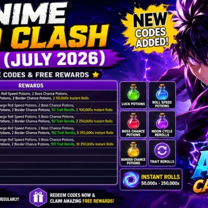 Anime Card Clash Codes (July 2026): Best Active Codes