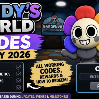 Dandy's World Codes (July 2026): All Best Working Codes