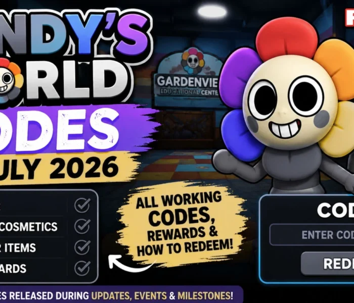 Dandy's World Codes (July 2026): All Best Working Codes