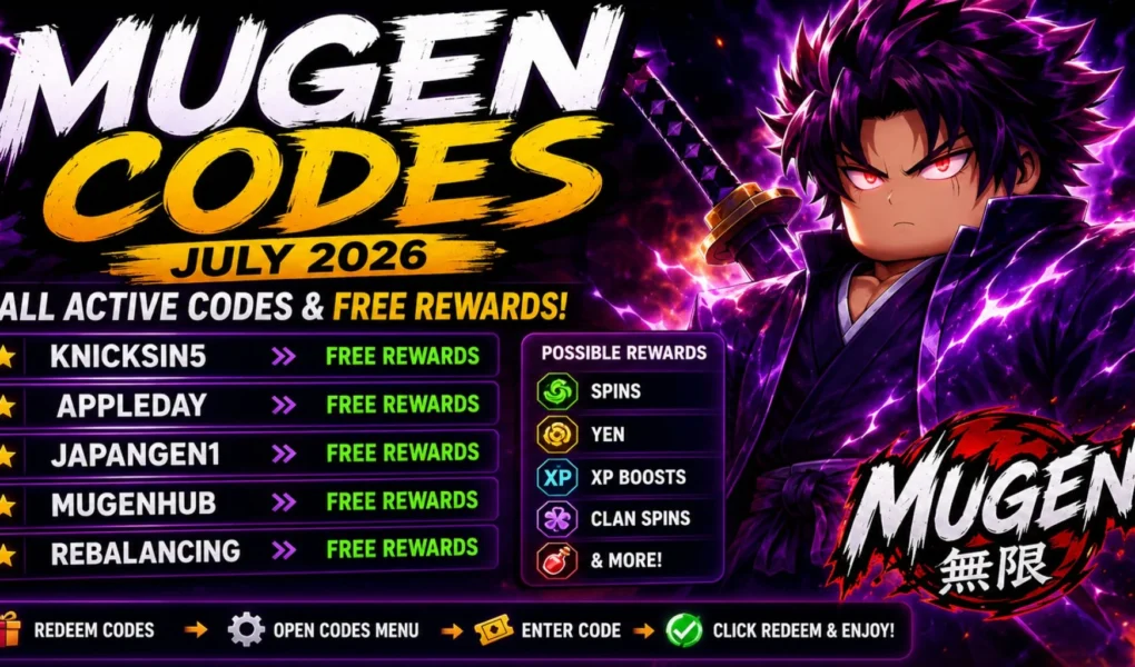 Mugen Codes (July 2026): All the Best Active Codes