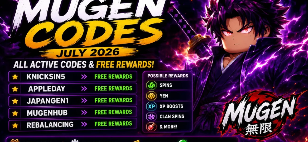 Mugen Codes (July 2026): All the Best Active Codes